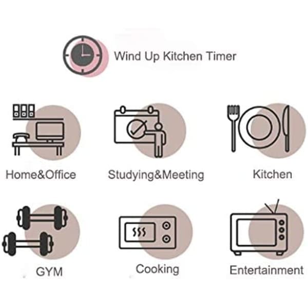 Rød Dollar Mekanisk Sød Køkken Timer (Blå Monster), Jul