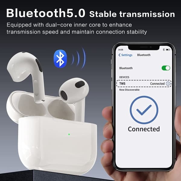 Trådløse hovedtelefoner, til alle Android/iPhone