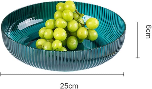 Fruktskål Stilfullt Designet Fruktkurv Matkvalitetsplast Super Slitesterke Fruktskåler