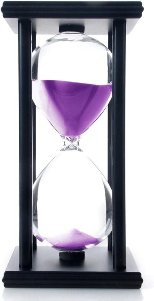 Timeglas Sandur, 60 Minutter Træ Sandur