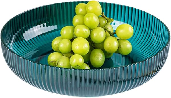 Fruktskål Stilfullt Designet Fruktkurv Matkvalitetsplast Super Slitesterke Fruktskåler