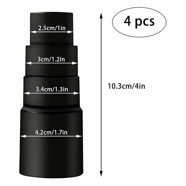 4 st dammsugaradapter för elverktyg 32mm 35mm