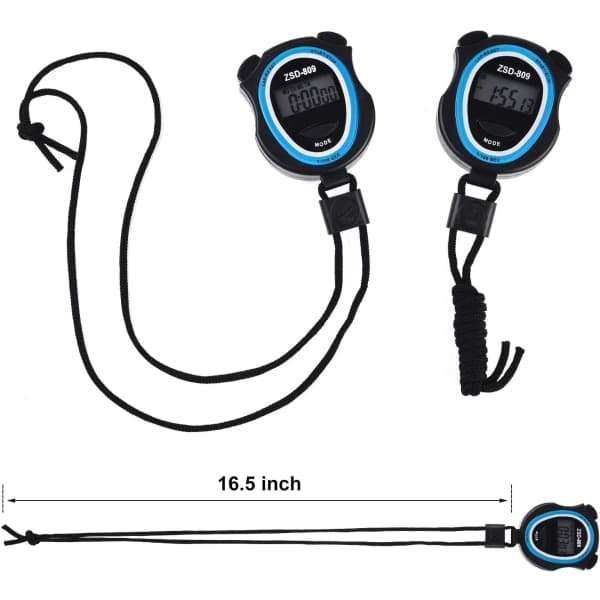 3 digitala stoppur, elektroniska digitala sport-stopur
