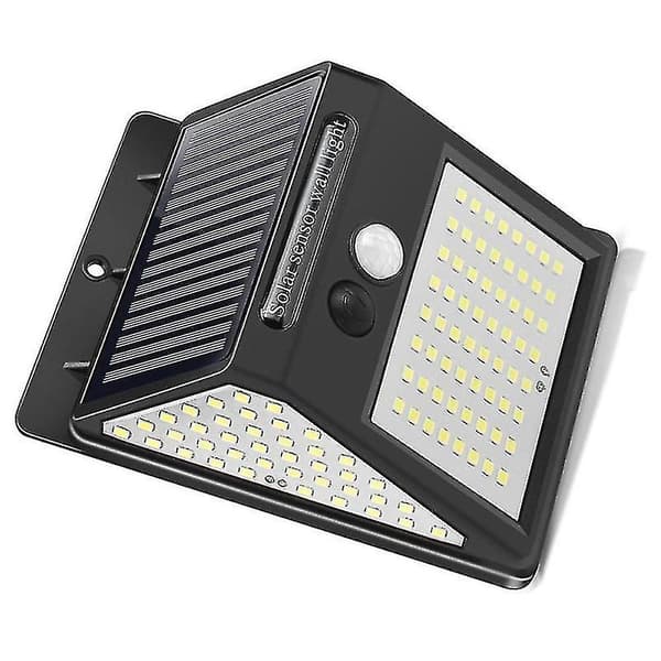 144 LED Solar LED-lys Solcellelamper med Bevægelsessensor Solar La