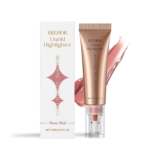 Flydende highlighter blush (Rose)