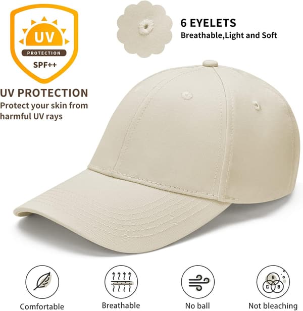 Baseballcaps Uformell Unisex 6 Paneler Justerbar Bomull Ensfarget Sport Solhatt