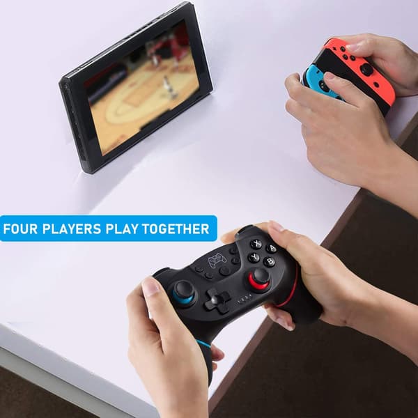 Uppgraderad trådlös handkontroll för Switch/Lite/OLED Pro-kontroll för Switch fjärrjoystick Gamepad stöder väckning, gyroaxel, turbo, dubbel vibration