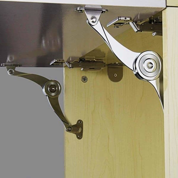 Lockstödshinge, Vikbart Lockstödshinge, Locklyftstöd Dämpning för Kökslucka Skåp Leksakslåda