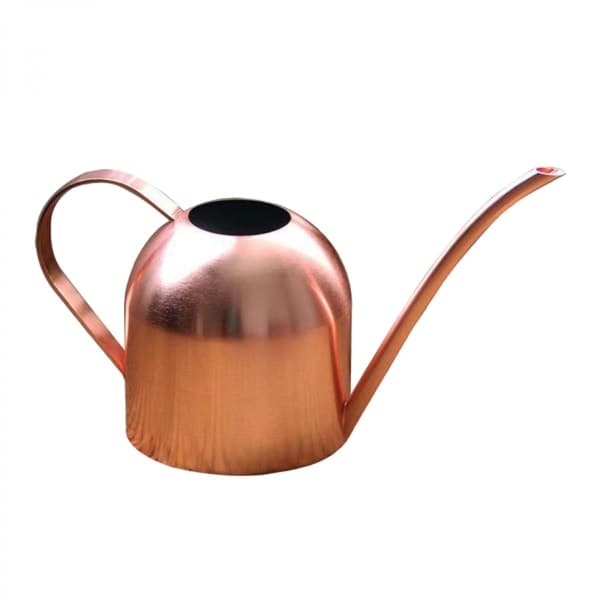 500ml liten vannkanne i rustfritt stål med lang tut, roségull