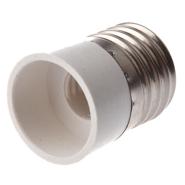 10-pak E27 til E14 Lampekoblingsadapter Konverterer Pære Forlenger Base CFL Liten Skrue Adapter