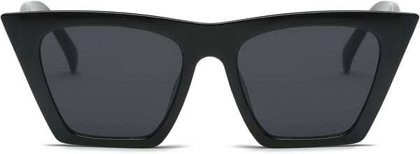 Fasjonable oversized firkantede cat eye solbriller for kvinner og menn B2473