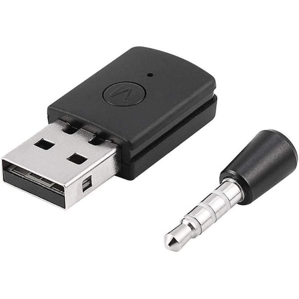 PS4 Bluetooth-adapter - Mini USB 4.0 Bluetooth-headsetadapter Mini trådlös mikrofon Bluetooth D svart