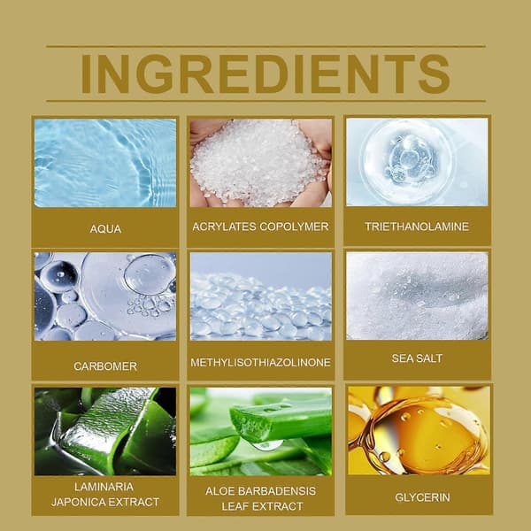 Sea Salt hårstylinggel for menn