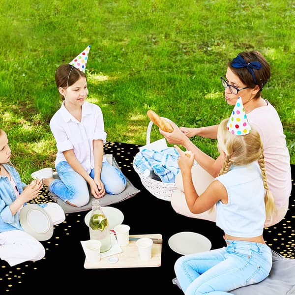 Festduker Plastduker Prikkete Konfetti Duk Rektangulær Festduk for Piknik, Babyshower, Bryllup, Bursdagsdekorasjon