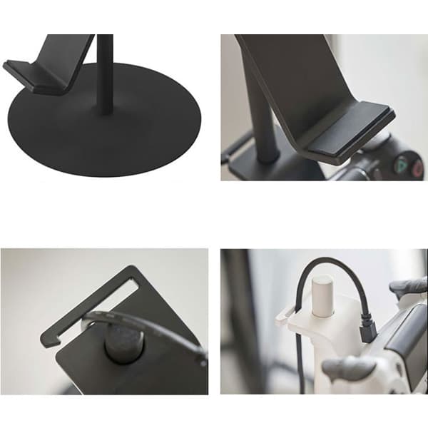 3-lags spilcontroller opbevaringsstativ hul hovedtelefon spil konsol controller holder stand arrangør til XBOX sort
