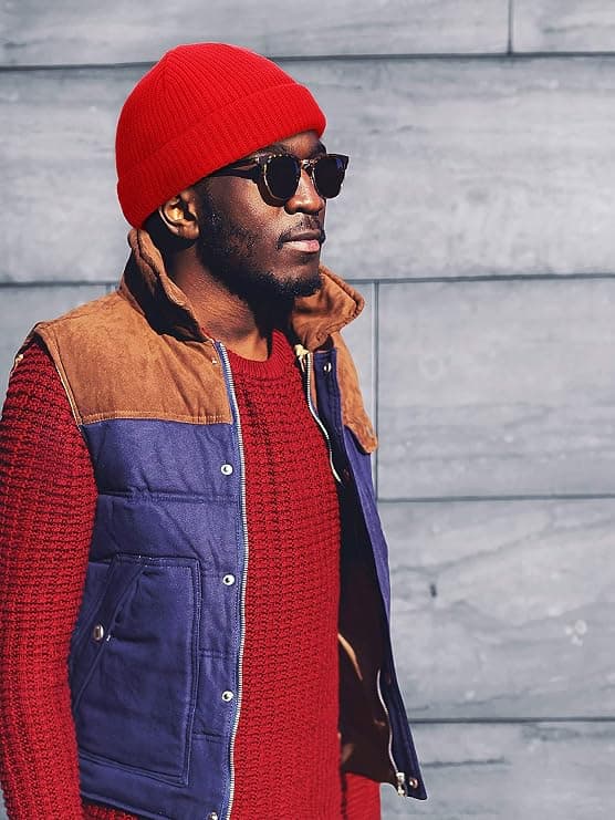3 Styk Vinter Kort Fisker Beanie Hat Trawler Beanie Watch Hat Edge Skullcap til Mænd