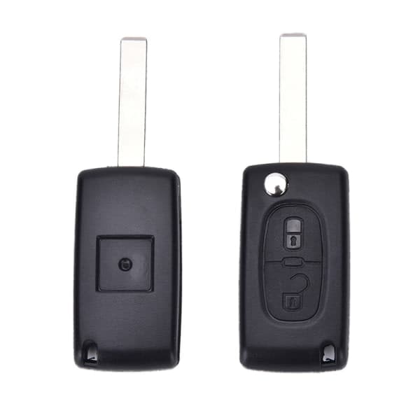 2 NØGLEHUS TIL PEUGEOT 307 308 107 207 407