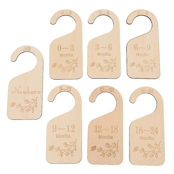 7 st nyfödda garderobsavdelare
