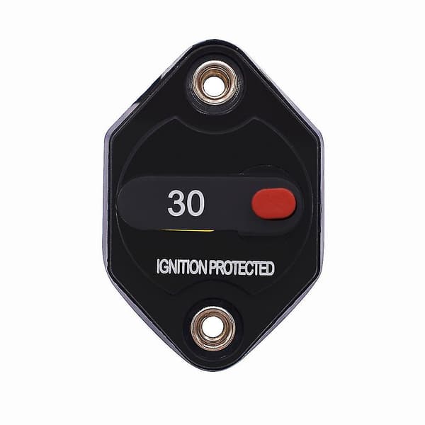 Afbryder 30a Auto Bil Stereo Audio Terminal Inline Sikring Inverter