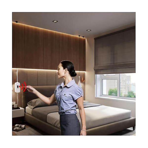 Smart lampe PIR bevegelsessensor hånd LED nattlys 5V USB vanntett