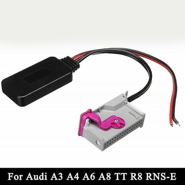 12V 32-polig Bluetooth-adapter Aux-kabel för A3 A4 A6 A8 TT R8 RNS-E