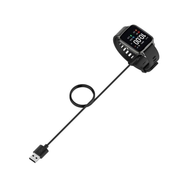 Realme Watch 3 Smartwatch-oplader USB Magnetisk Opladningsplade Sort