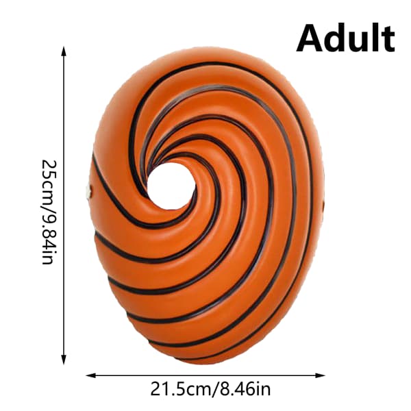 Naruto blast Xiaobo mask cosplay kostym gul s m