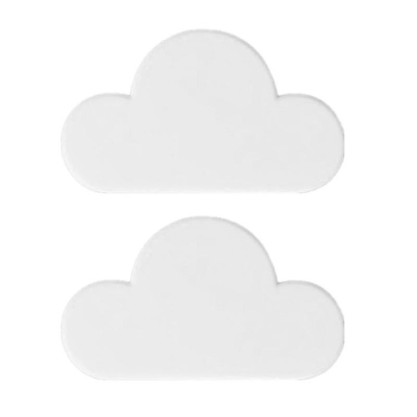 2 stk. skyformede kroge