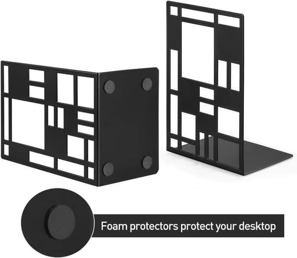 Stronge bokstøtter, svart, 1 par