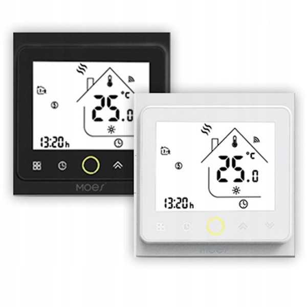 Intelligent WiFi Termostat - ARHATREYA - Elektrisk Opvarmning - LCD Touchskærm - Programmérbar