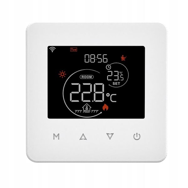 Intelligent Termostat - MOES - Tuya WiFi - Värme Gas Vatten - Alexa & Google Assistent