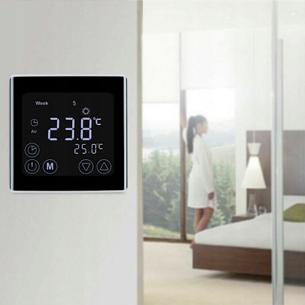 Termostat WiFi - ARHATREYA - C17.GH3 - Programmerbar - Energi besparelse - Kontrol via smartphone