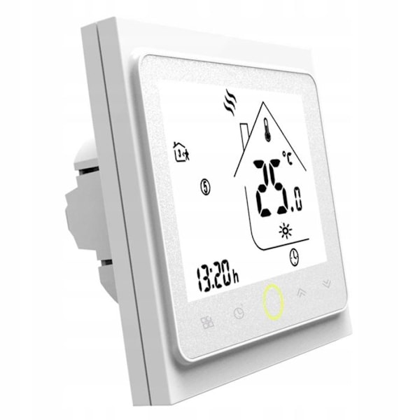 Termostat - MOES - Zigbee Tuya - Vatten/Gas Vara - Programmerbar - Vit
