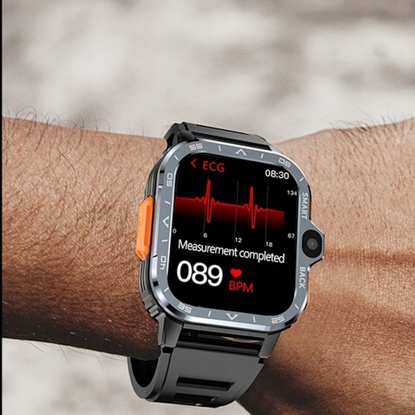 Sport Smartwatch - ARHATREYA - Android 8.1 - GPS - Dobbelt kamera - Sort