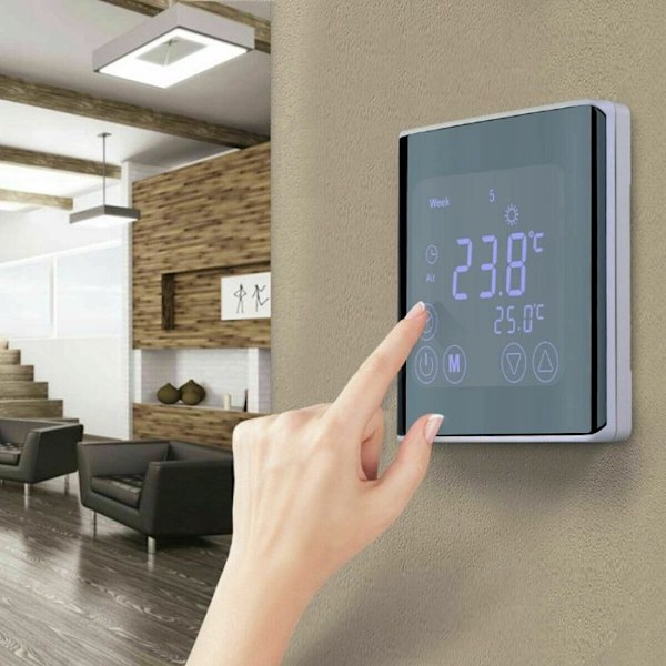 Termostat WiFi - ARHATREYA - C17.GH3 - Programmerbar - Energi besparelse - Kontrol via smartphone