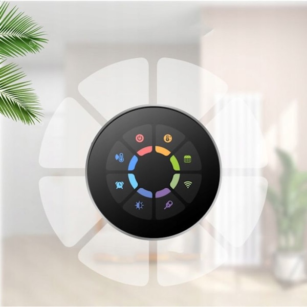 Thermostaatti WiFi - ARHATREYA - BHT-7000 - TFT-näyttö - Ääniohjaus - Musta