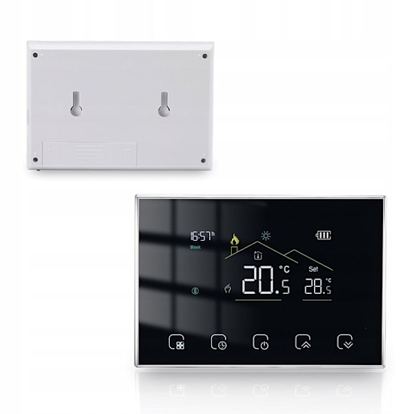 Termostat WiFi RF - ARHATREYA - LCD-skärm - Programmerbar - Golvvärme