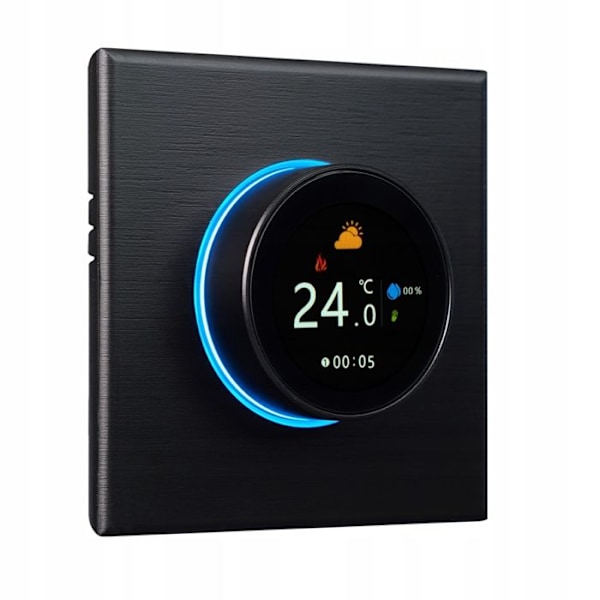 Thermostat WiFi - ARHATREYA - 4,8 tommer LCD-skærm - Programmerbar - Elektrisk gulvvarme
