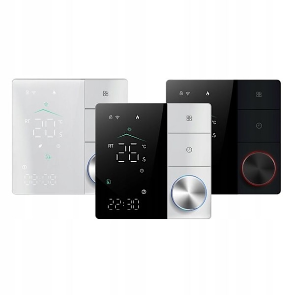 Termostat LCD WiFi - ARHATREYA - Varmtvand - Sort - Smart Life/Alexa/Google Home