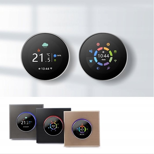 Thermostaatti WiFi - ARHATREYA - BHT-7000 - TFT-näyttö - Ääniohjaus - Musta