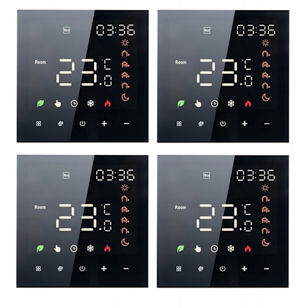 Termostat WiFi Intelligent - ARHATREYA - 220V - Kompatibel med Alexa/Google - Vattenburen Golvvärme