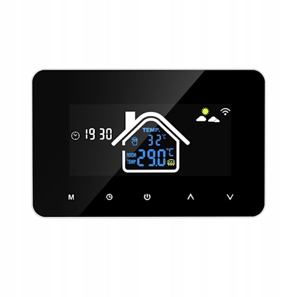 Intelligent Wi-Fi Termostat - ARHATREYA - 16A - Stemmekontrol - Vejrudsigt