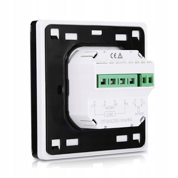 Termostat WiFi - ARHATREYA - 16A - LCD-skærm - Programmerbar - Sort