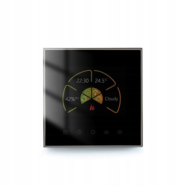 Thermostatti WiFi - ARHATREYA - BHT-2002 GCLW - Ohjelmoitava - Musta