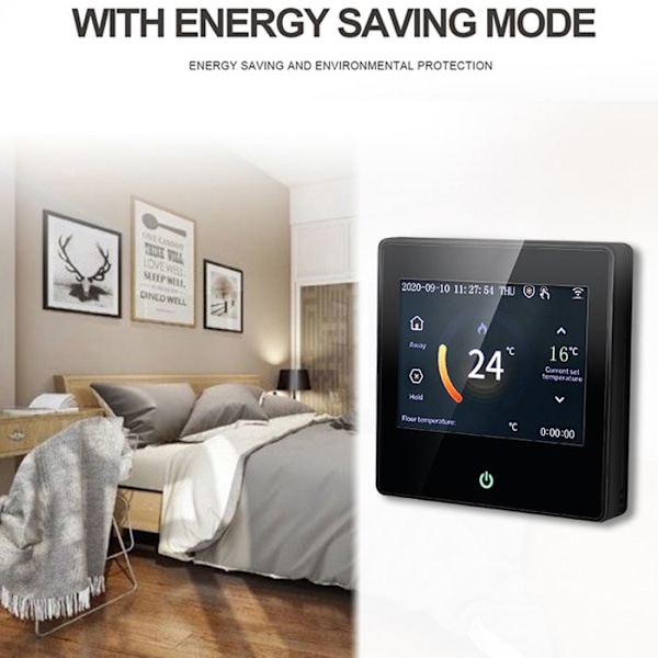 Termostat Wi-Fi - ARHATREYA - Gulvvarme - Berøringsskærm - Voice Control