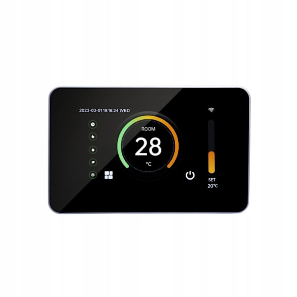 Thermostat WiFi - ARHATREYA - Tuya - 4,3" LCD-skærm - Vandbåren gulvvarme - Kompatibel med Alexa