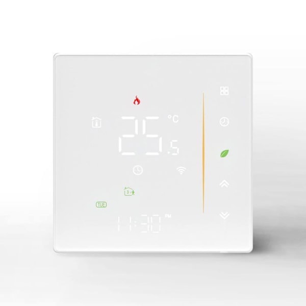 Termostat Zigbee - ARHATREYA - Vattenburen golvvärme - Programmerbar - Svart