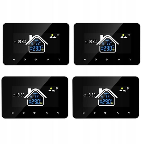 Termostat Wi-Fi Intelligent - ARHATREYA - 16A - Elektrisk Gulvvarme - Stemmestyring