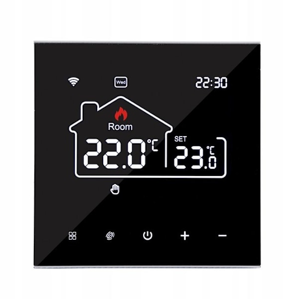 Thermostat WiFi - ARHATREYA - LCD - Vandvarme - Kompatibel med Alexa og Google