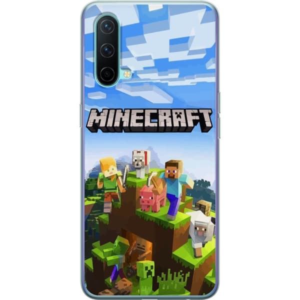 Compatible Mobile Case for OnePlus Nord CE 5G Minecraft Creeper block pixel retro gaming